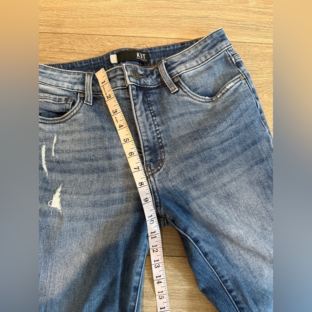 Kut From The Kloth Kelsey Fab Ab Ankle Flare High Rise Jean - Picture 9 of 12